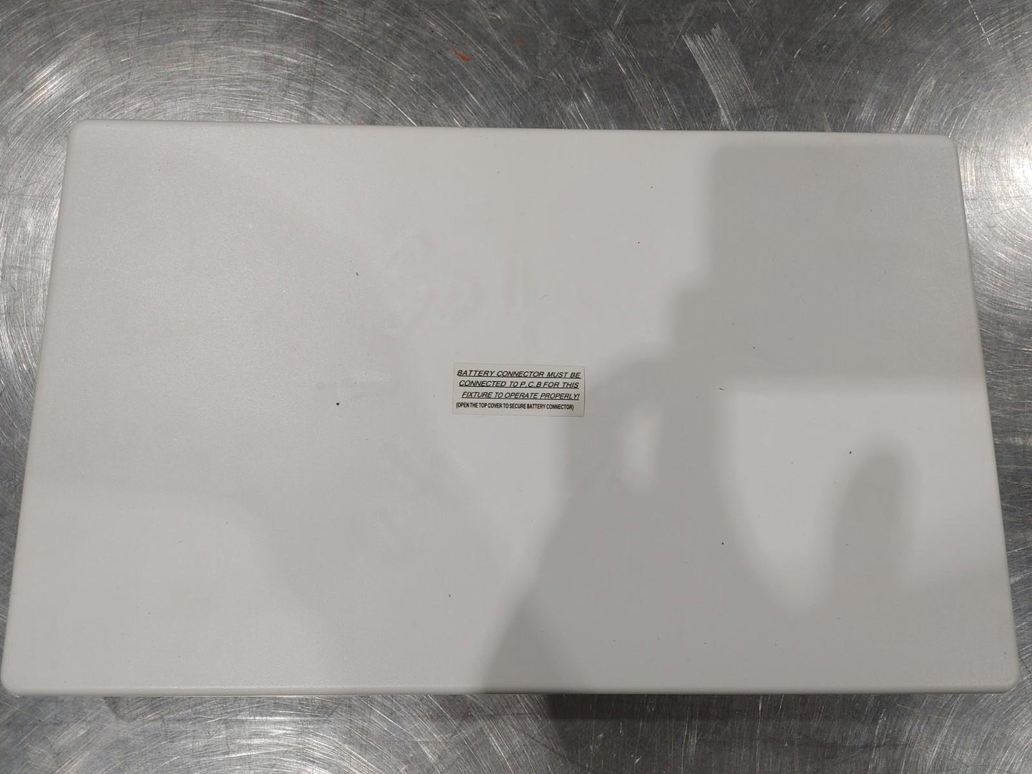 Brand New Open Box Red LED Emergency Exit Lighting Fixture White
