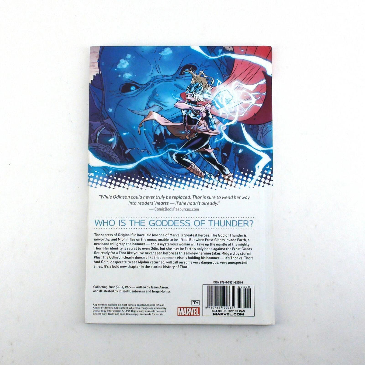 Thor Volume 1 : Goddess of Thunder (2015, Hardcover)