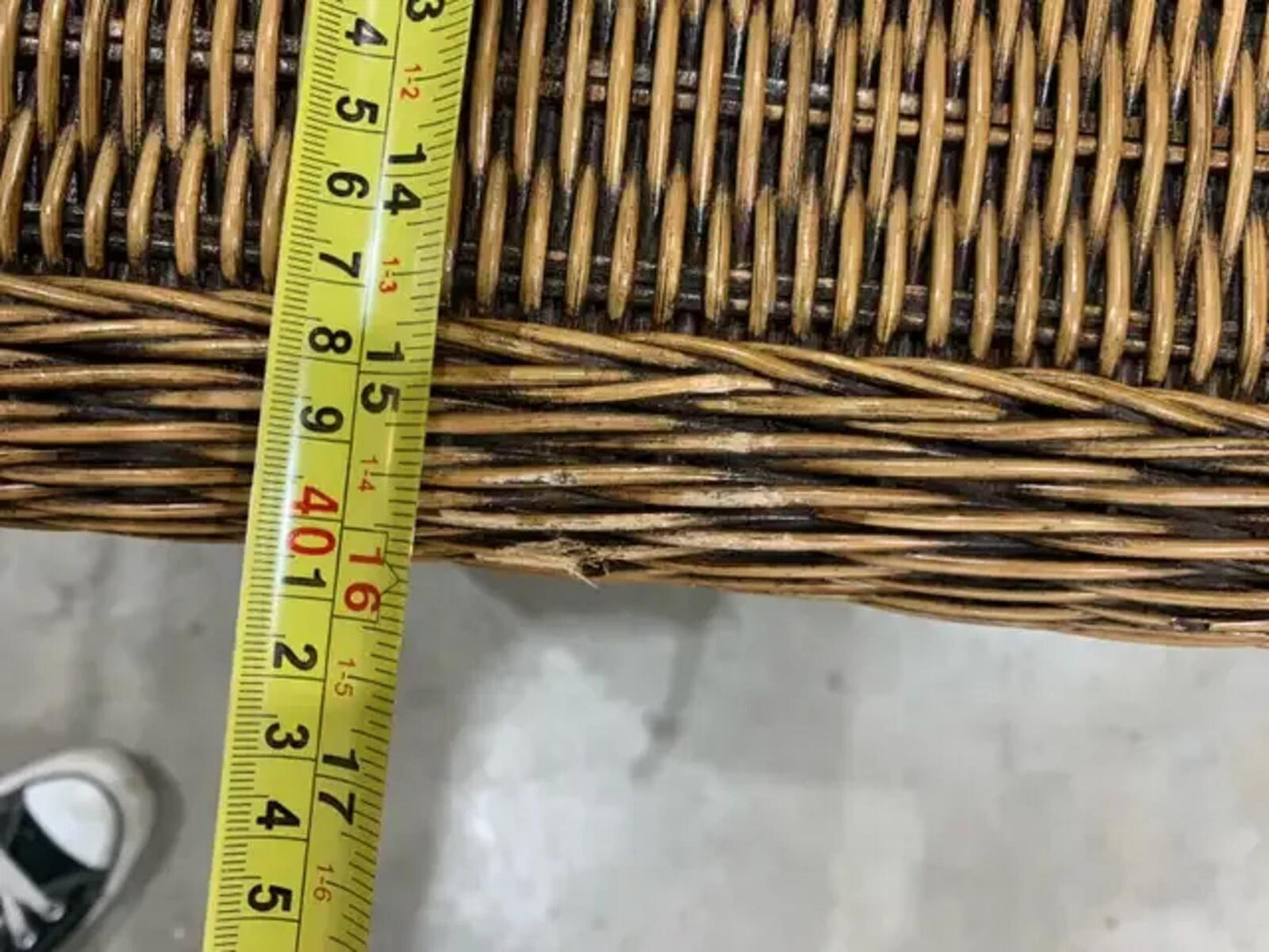 Wicker Side Table
