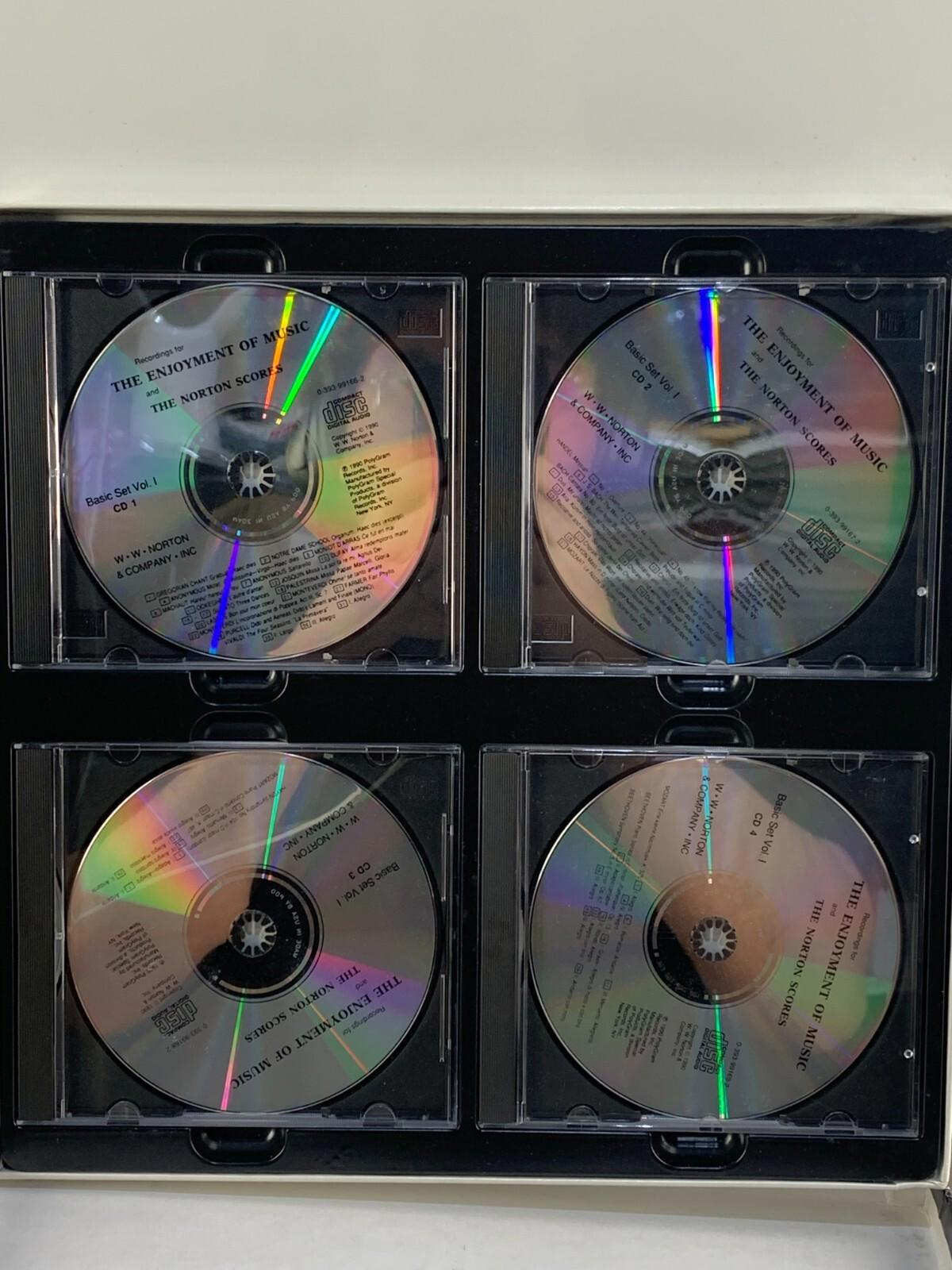 The Enjoyment of Music CD Set 6th Edition Norton Scores Medieval to Classical
