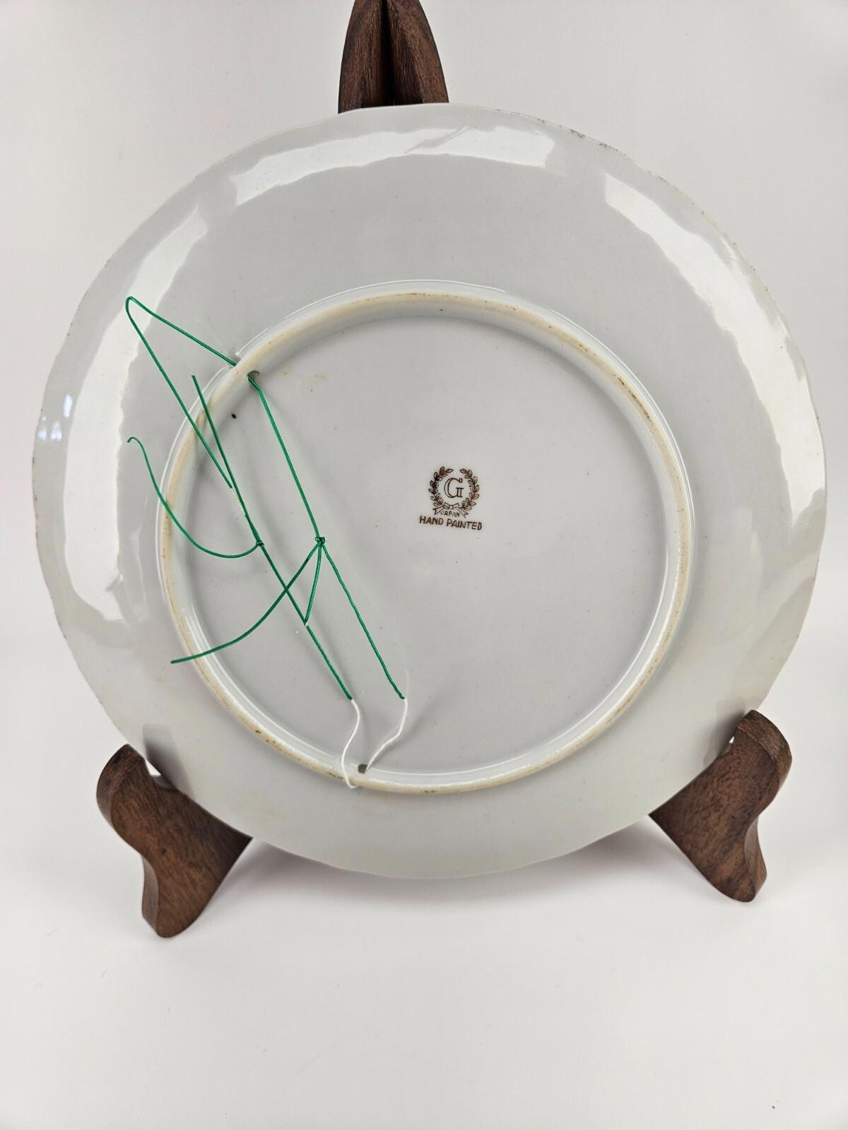 Japanese G Porcelain Plates 8.5" Hand Painted