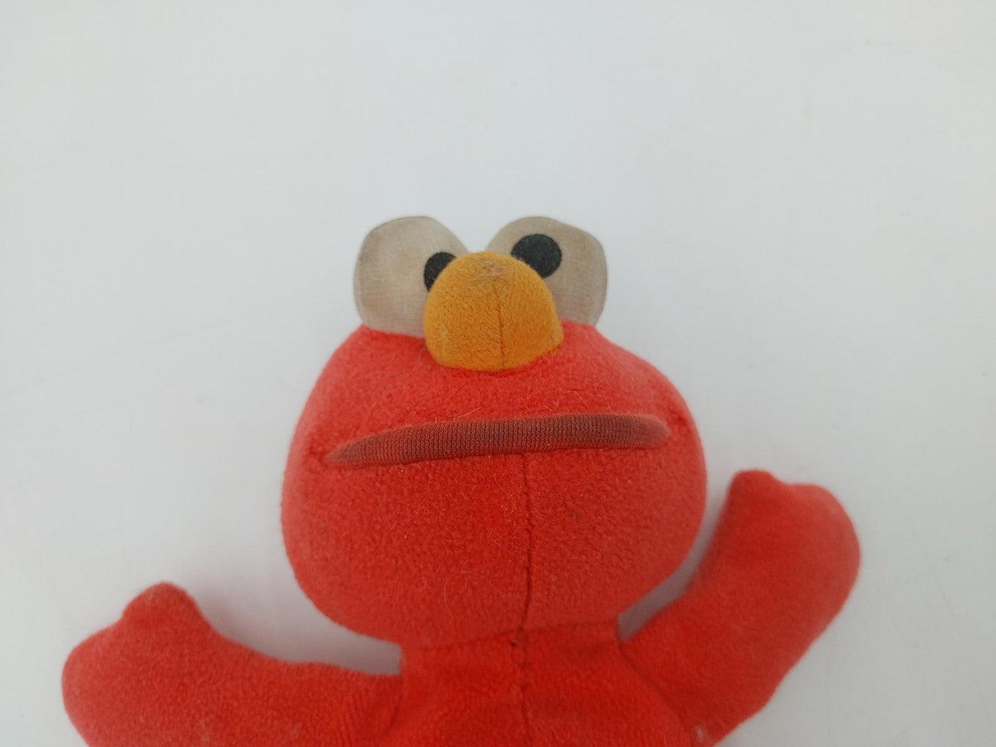 Good Condition Vintage Elmo Miniature Stuffed Animal Toy Red