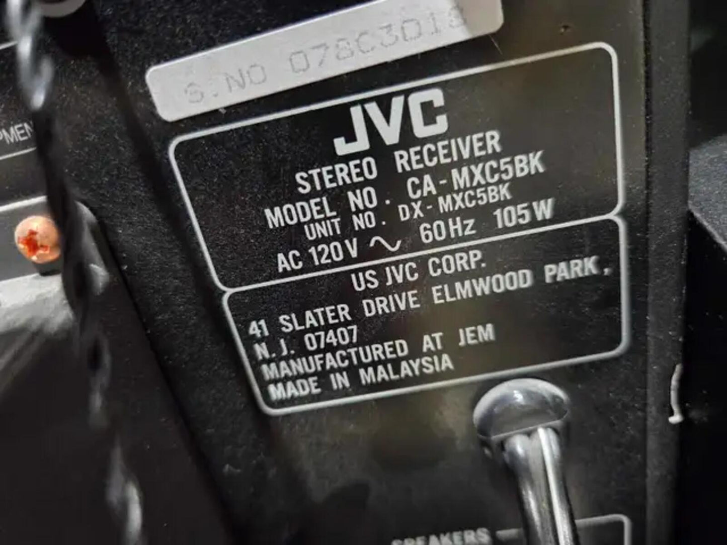 JVC MX-C5BK Stereo System
