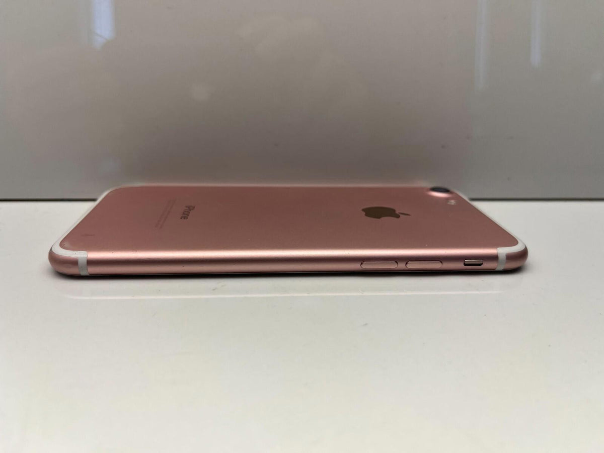 iPhone 7 White/Rose Gold 32GB Cracked Glass FOR PARTS