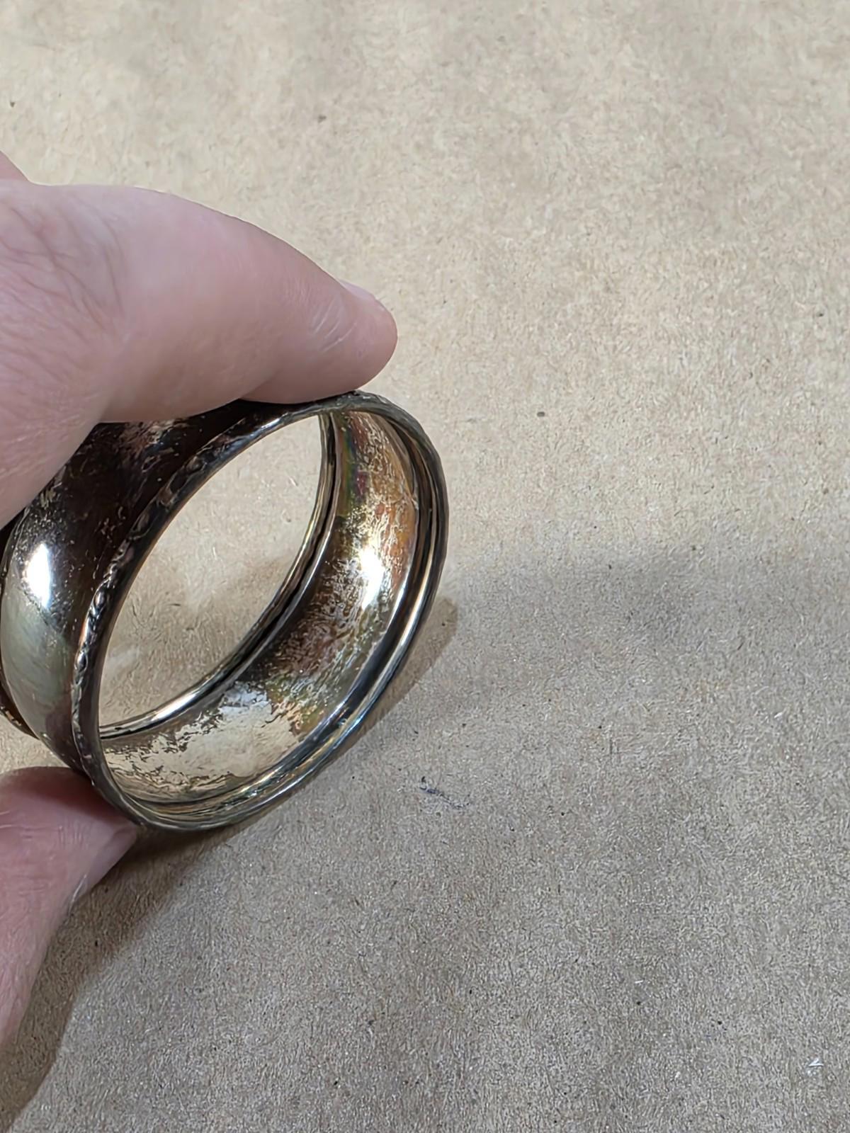 Birks Sterling Silver Napkin Ring Antique Art Deco Hallmarked 1930s