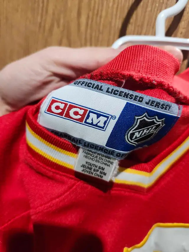 CCM Flames Jersey - Small/youth