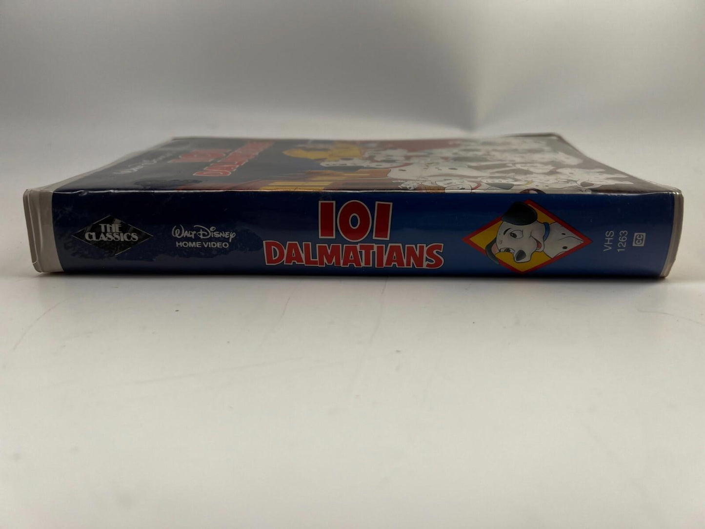 Rare WALT DISNEY CLASSIC 101 Dalmatians (VHS, 1992, Black Diamond Edition) #1263