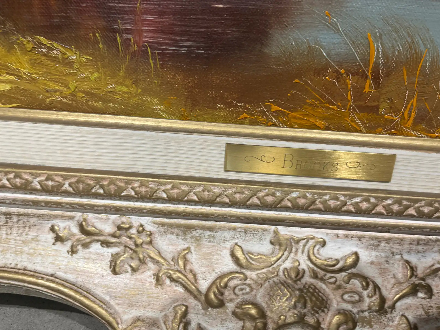 Brooks Oil Painting