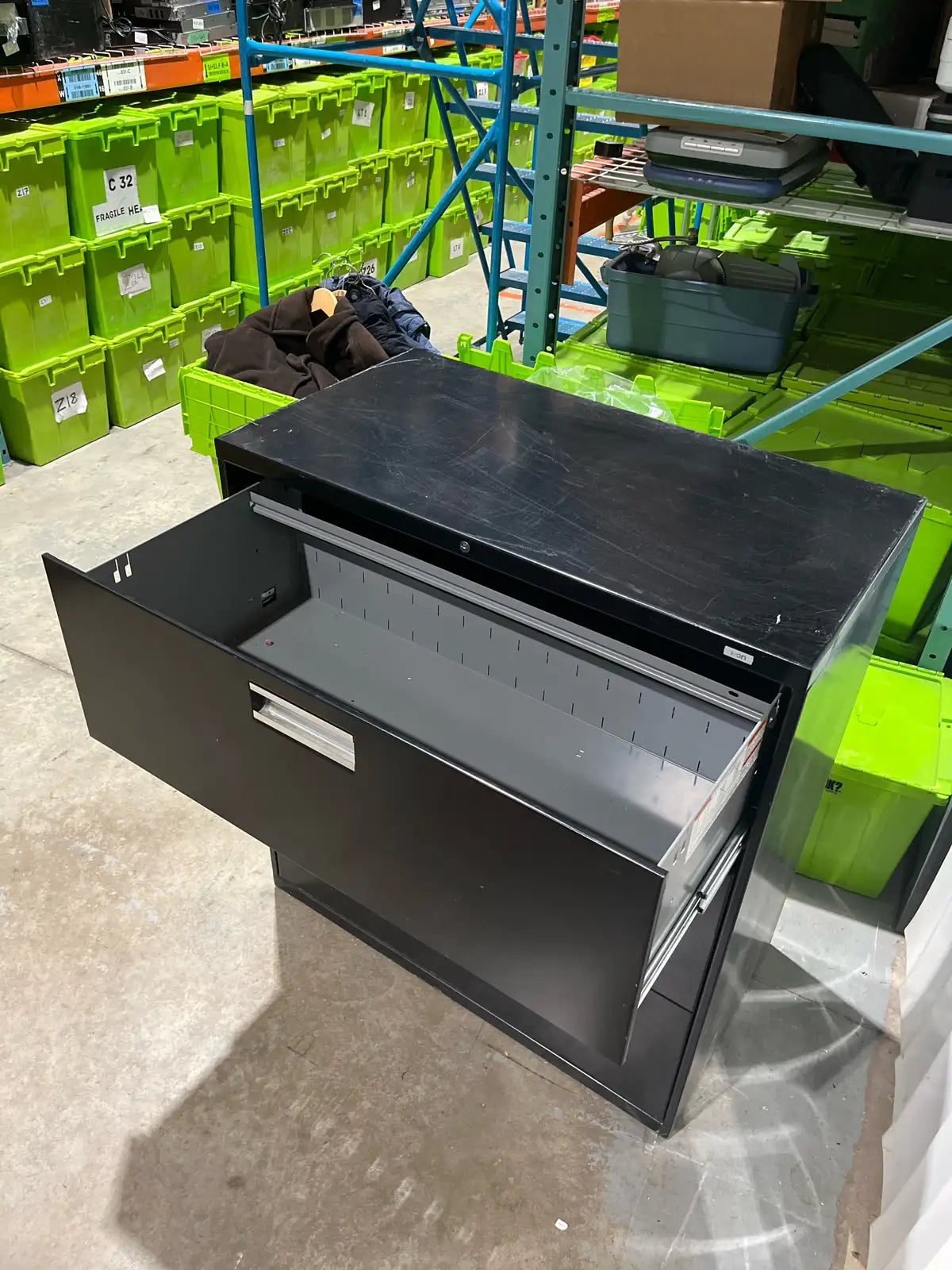 Black Filing Cabinet