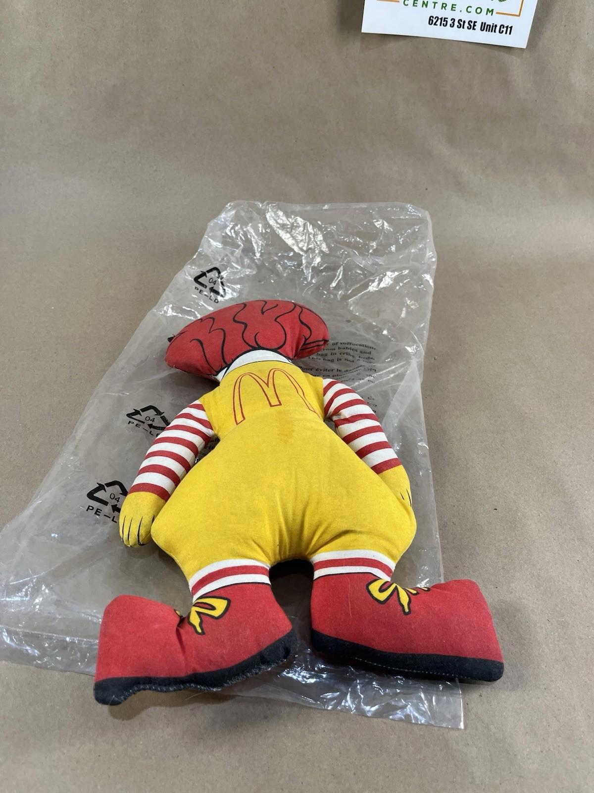 VINTAGE MCDONALDS RONALD MCDONALD STUFFED DOLL 1983