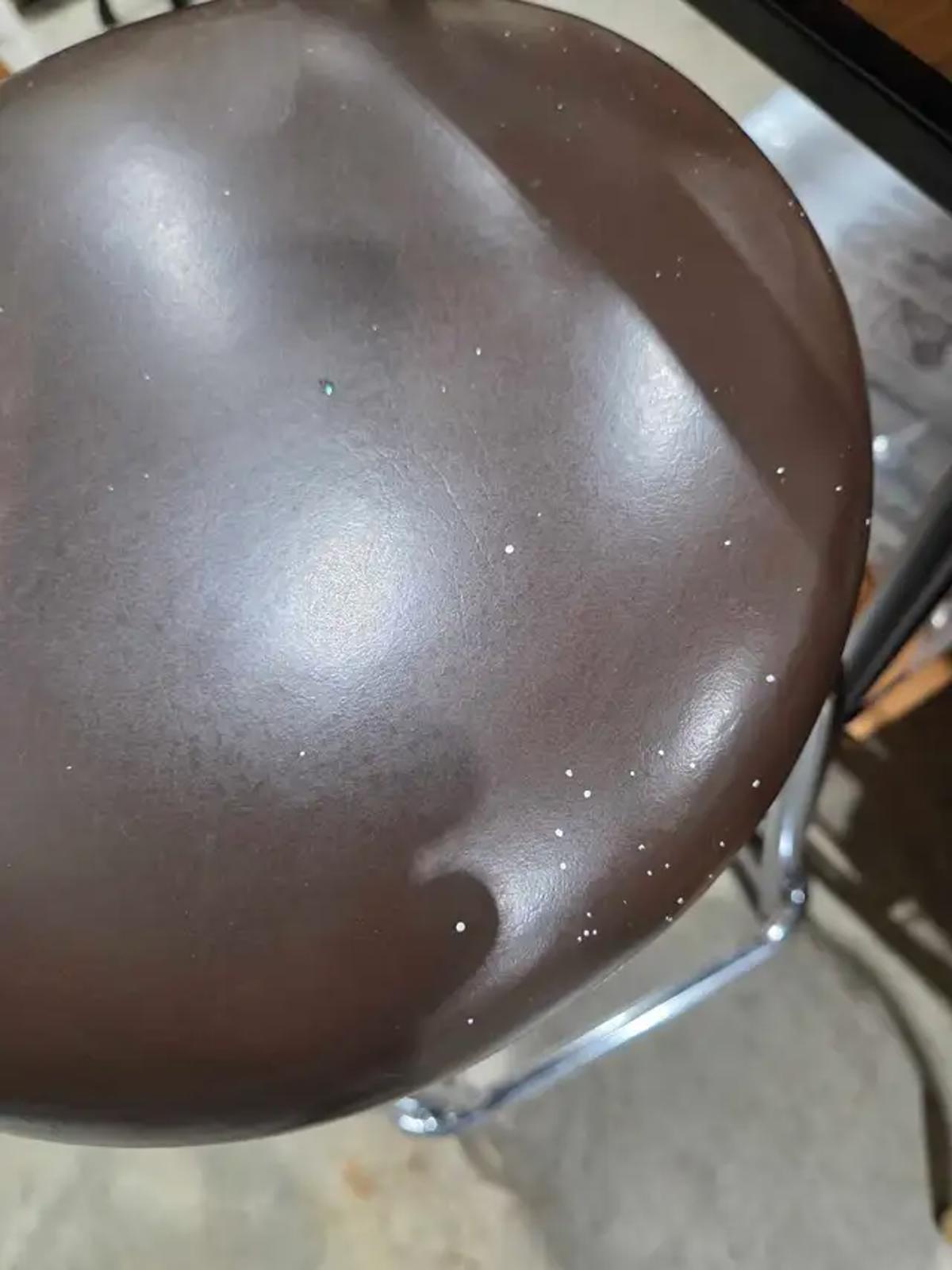 Vintage Cesare Chrome Stool - 28"