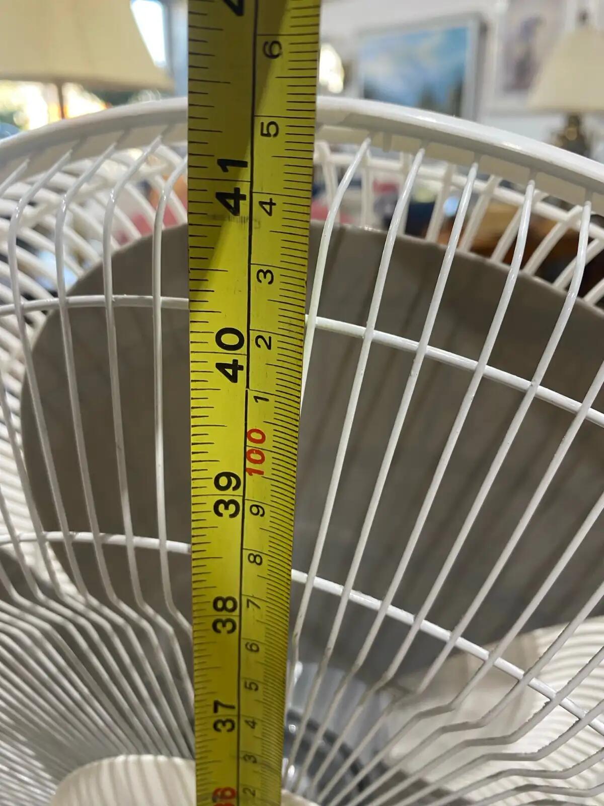 Living Solutions White Standing Fan