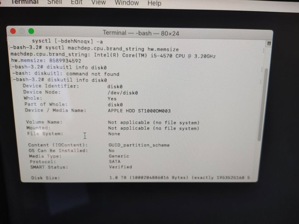 Good Condition iMac 27 i5-4570 3.2GHz 8GB RAM 1TB HDD Silver Power Tested