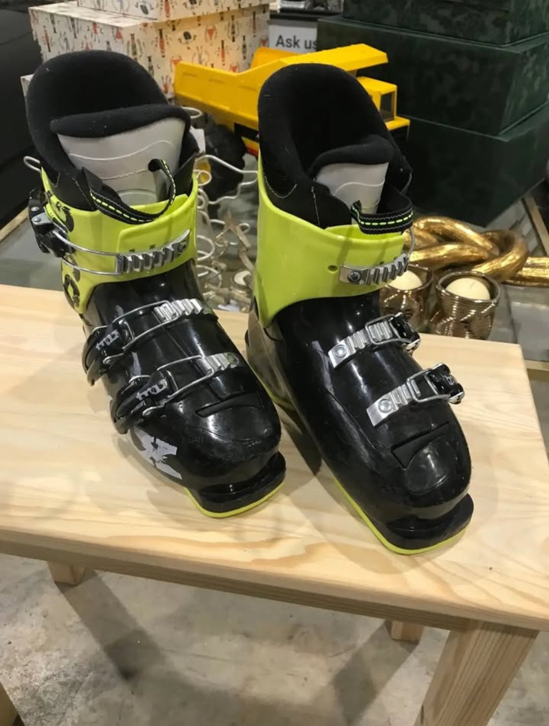 Affordable used winter sports at Rebound Centre thrift store in Calgary