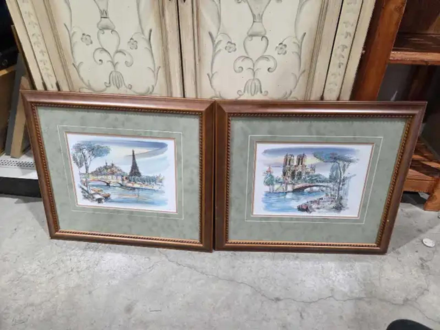 Framed Paris Picture Prints - 2 Available