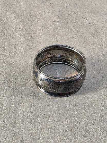 Vintage English Birks Sterling Napkin Ring engraving