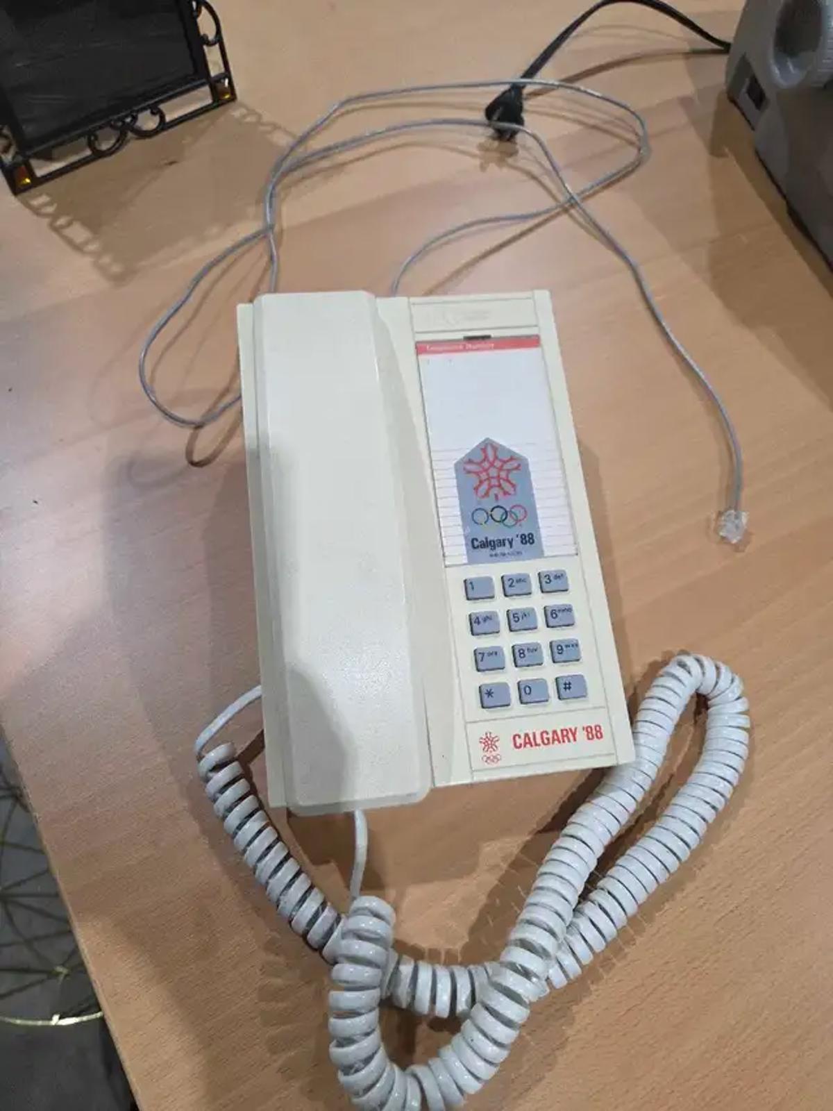 Vintage Calgary '88 Landline Telephone