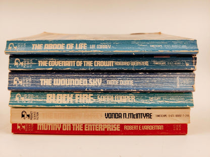 Star Trek Timescape Novels Lot of 6 Vintage Paperback Books 1980s