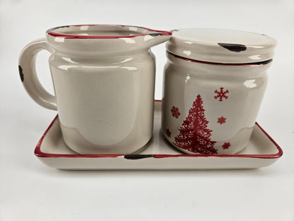 Maison Ungava - Creamer and Sugar Bowl - Santa Claus