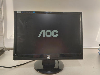 GOOD CONDITION AOC 917Sw 20 inch 16:10 LCD Monitor Black VGA Only