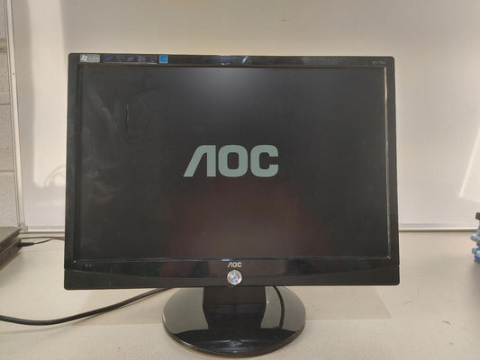 GOOD CONDITION AOC 917Sw 20 inch 16:10 LCD Monitor Black VGA Only