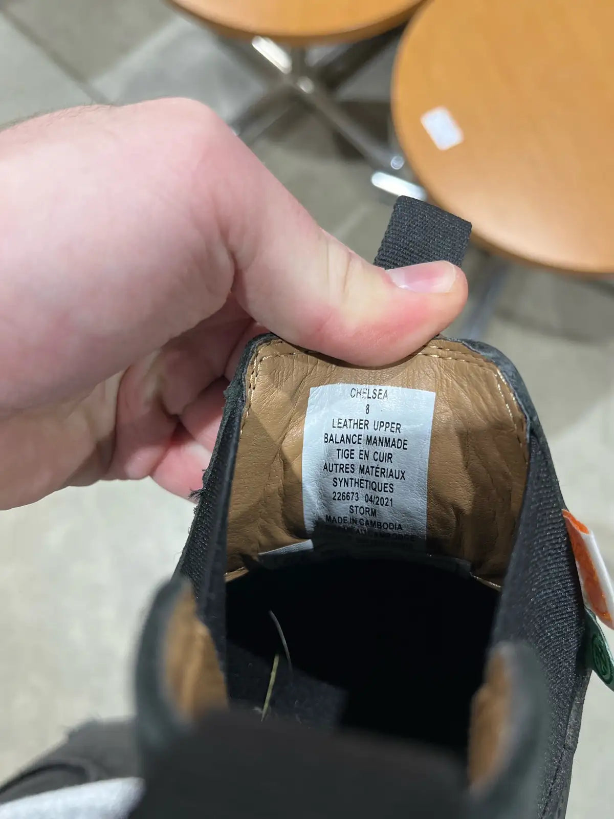 Workload Steel toe chelsea boots Size 8