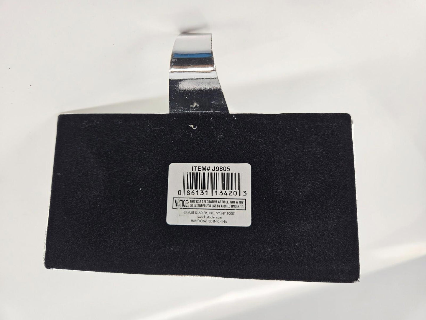 Kurt S. Adler 7 Inch Metal Sleigh Stocking Hanger