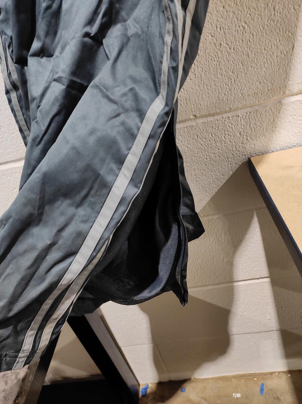 Adidas ClimaProof Clima 365 Black Snow Track Pants Ankle Zipper Size 2XL