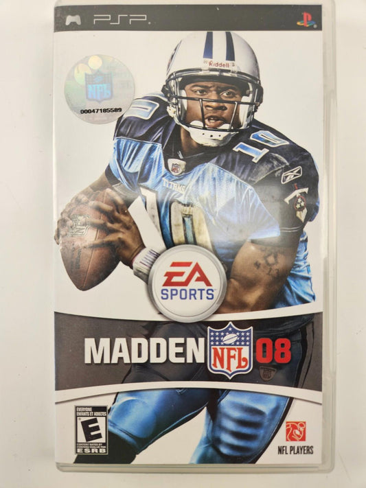 Madden 08 (Sony PSP, 2007) *Case and Manual Only*