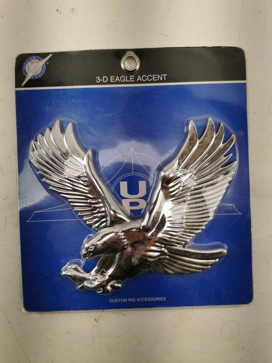 United Pacific Chrome Plastic Flying Eagle Accent - Facing Left