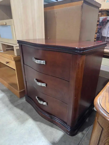 3 Drawer Cherry Nightstand/Mini Dresser
