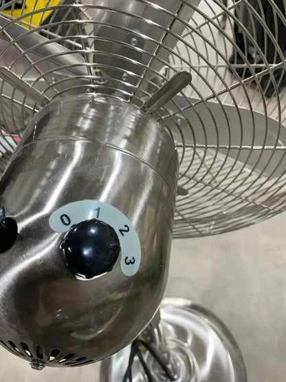 Uberhaus Silver Industrial Style Fan