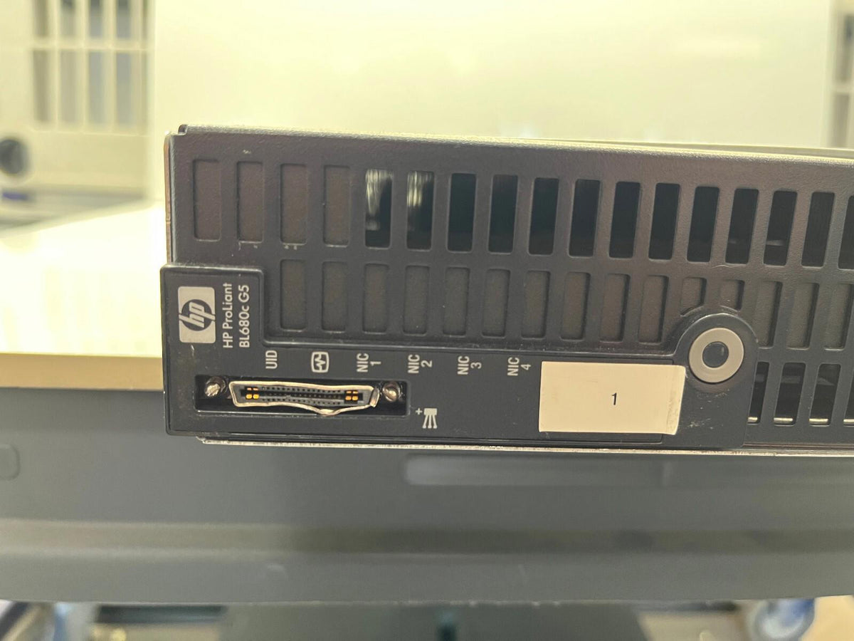 GOOD CONDITION HP ProLiant BL680c G5 Server Blade UNTESTED MXQ90302JD