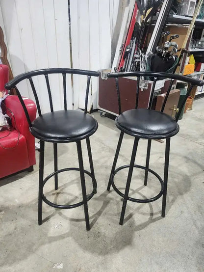 Set of 2 Swivel Bar Stools - 28"