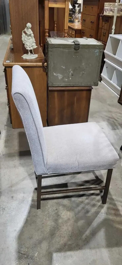 Modern Grey Upholstered Dining Chair - 2 Available