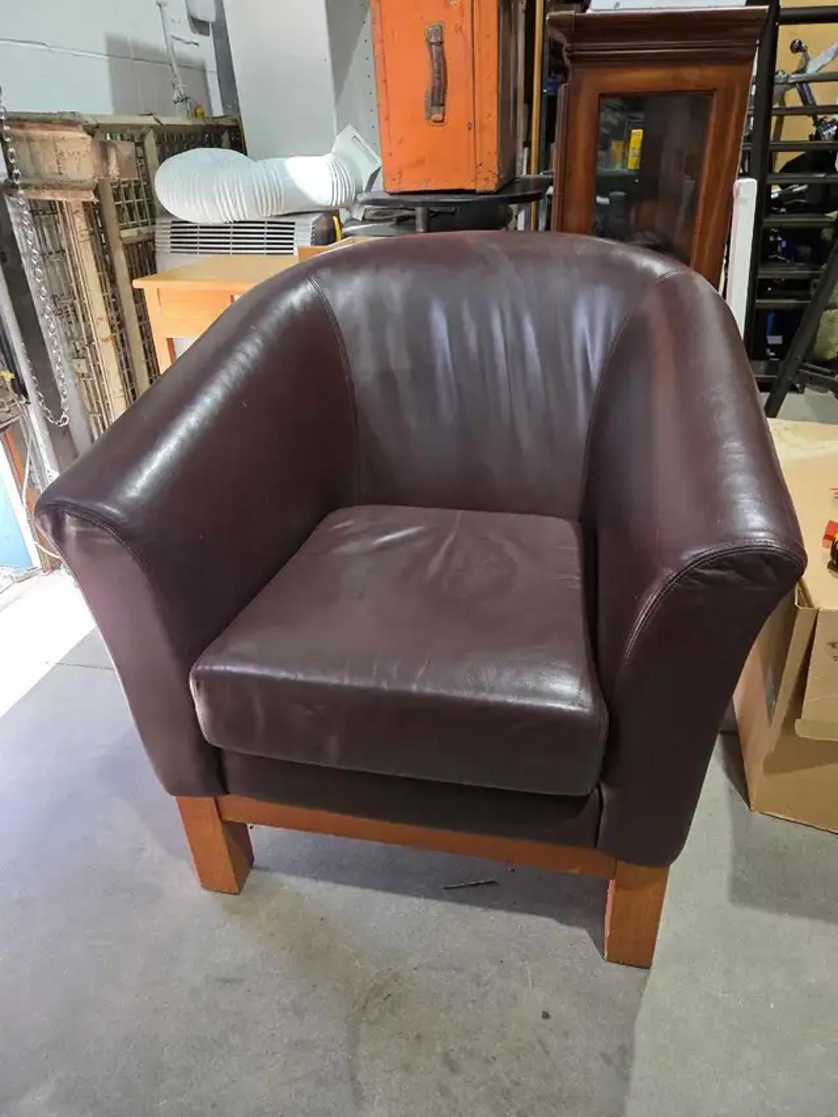 Leather Club Chair