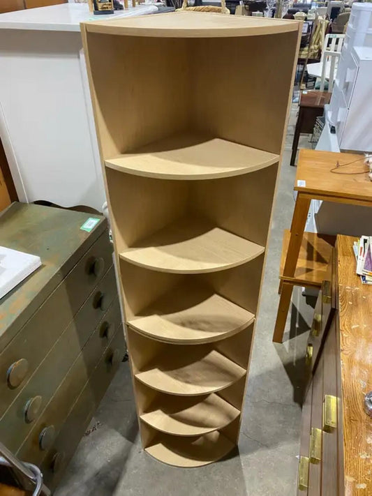 6-Tier Wooden Corner Shelf Unit