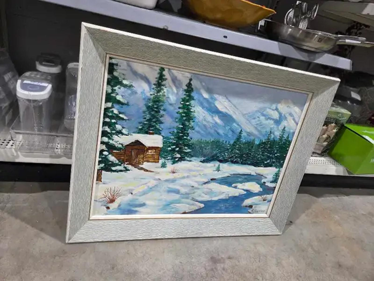 R. Goddard Original Winter Painting