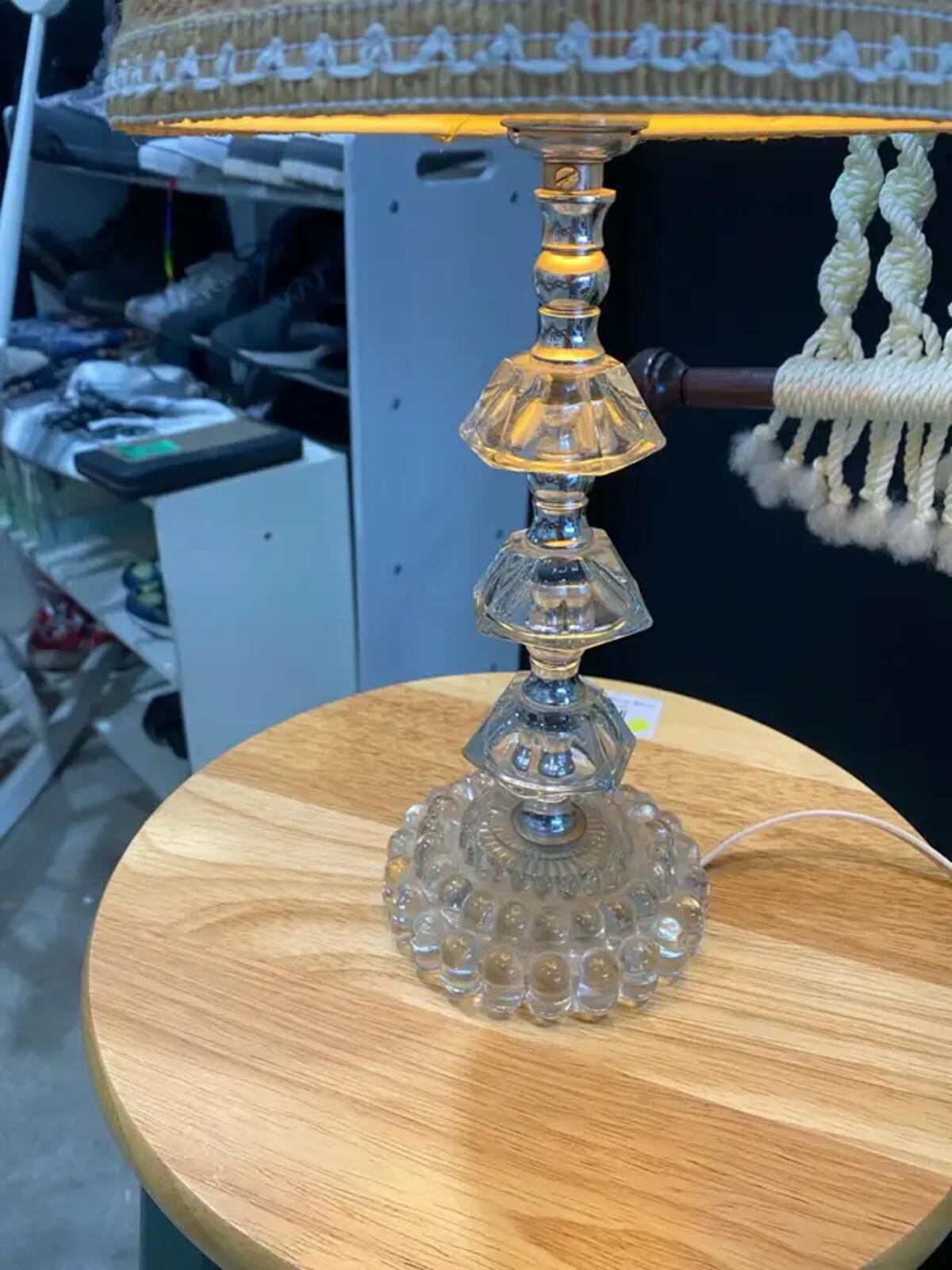 Beautiful Glass Table Lamp