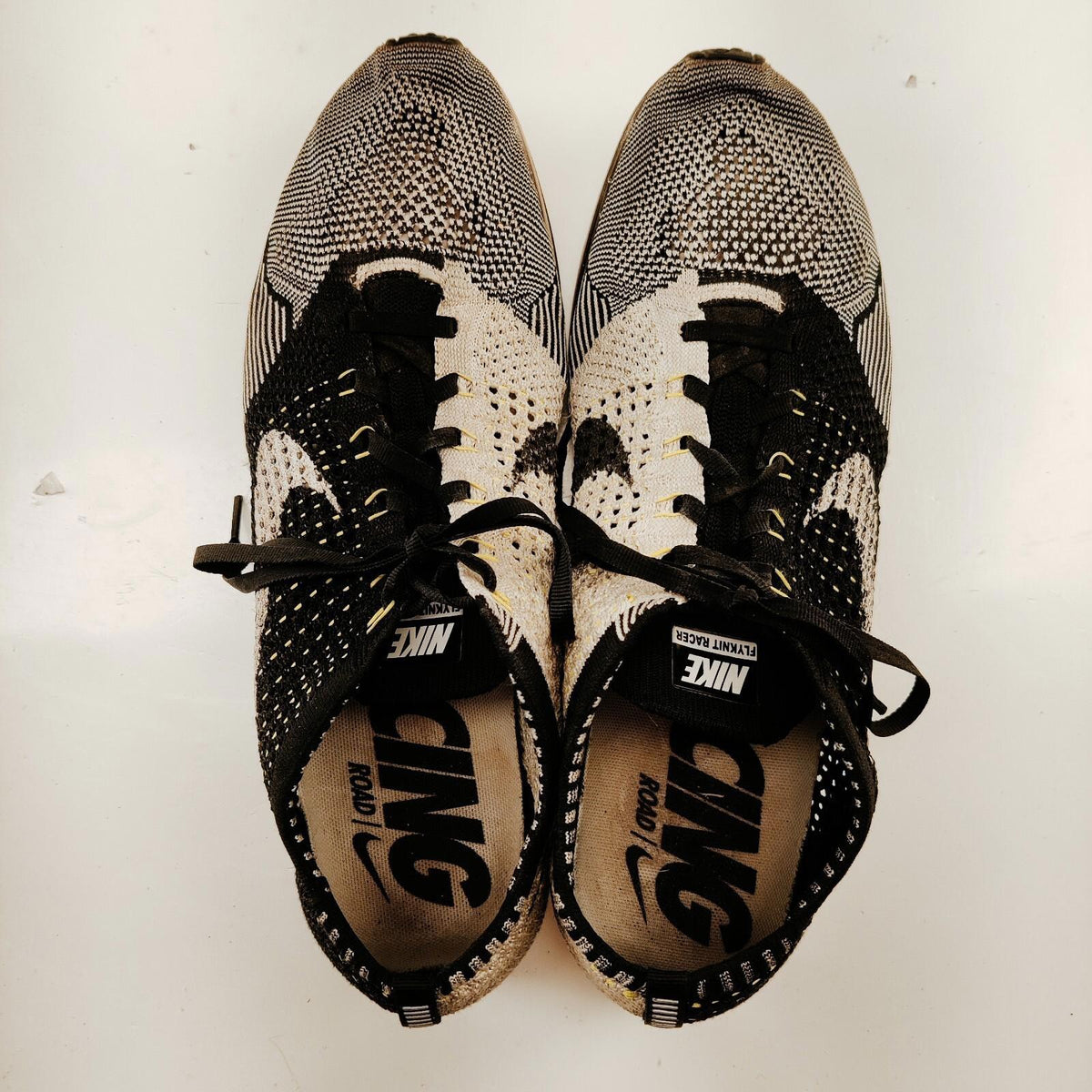 Chaussures de sport Nike Racing Road Flyknit Racer pour homme, pointure 12