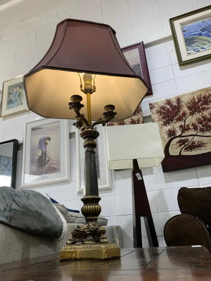 Vintage Brass Table Lamp