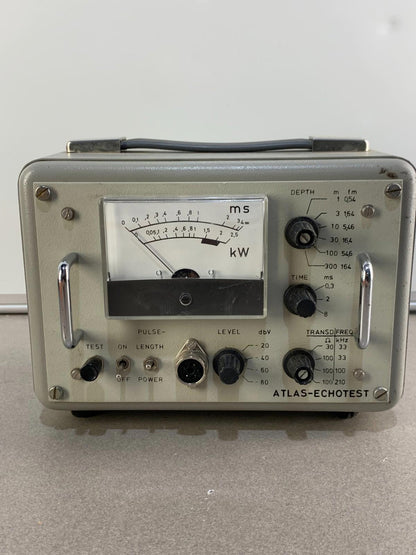 Vintage ATLAS-ECHOTEST Depth Sounder / Frequency Meter