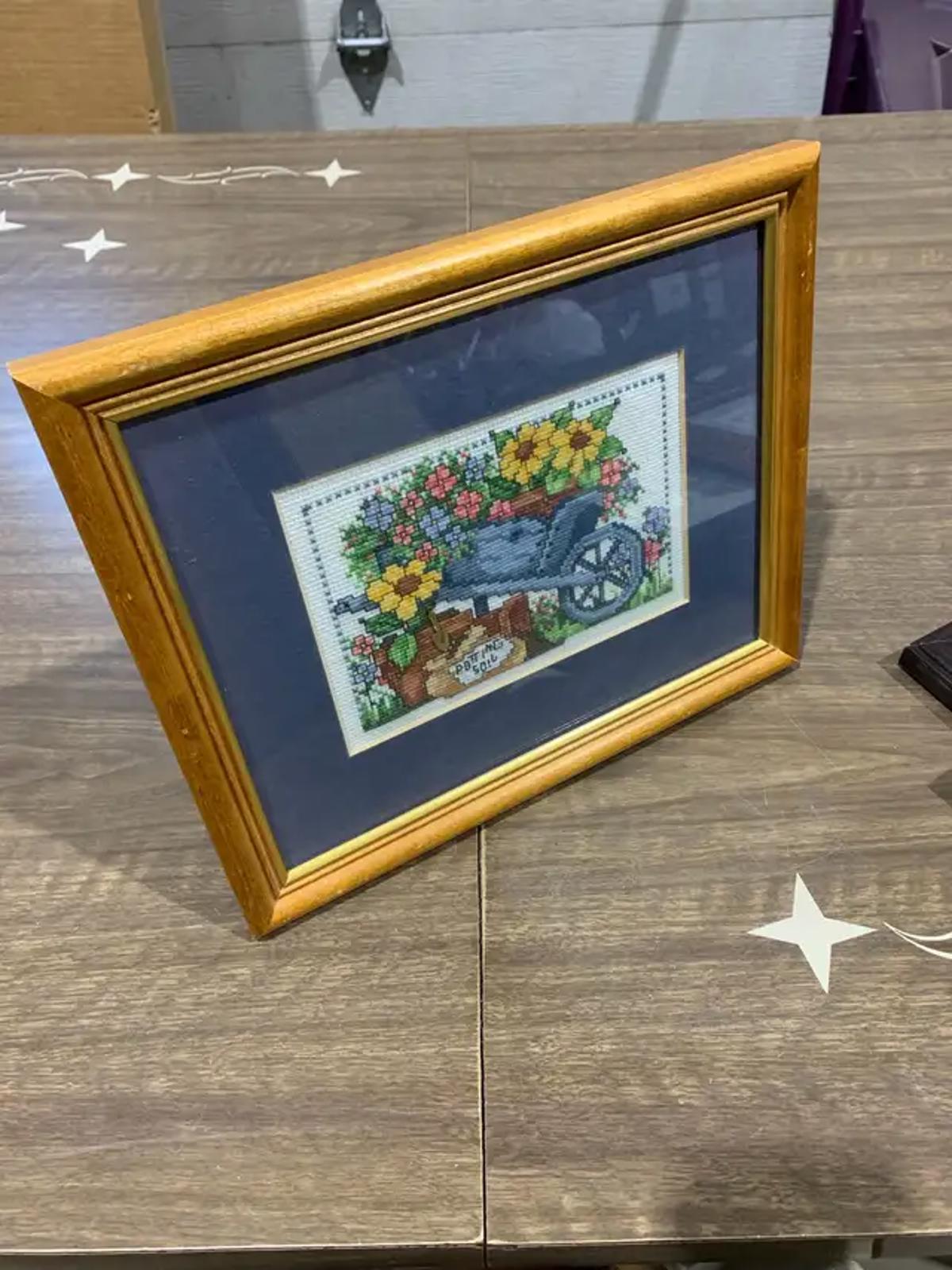 Garden Cross Stitch Art
