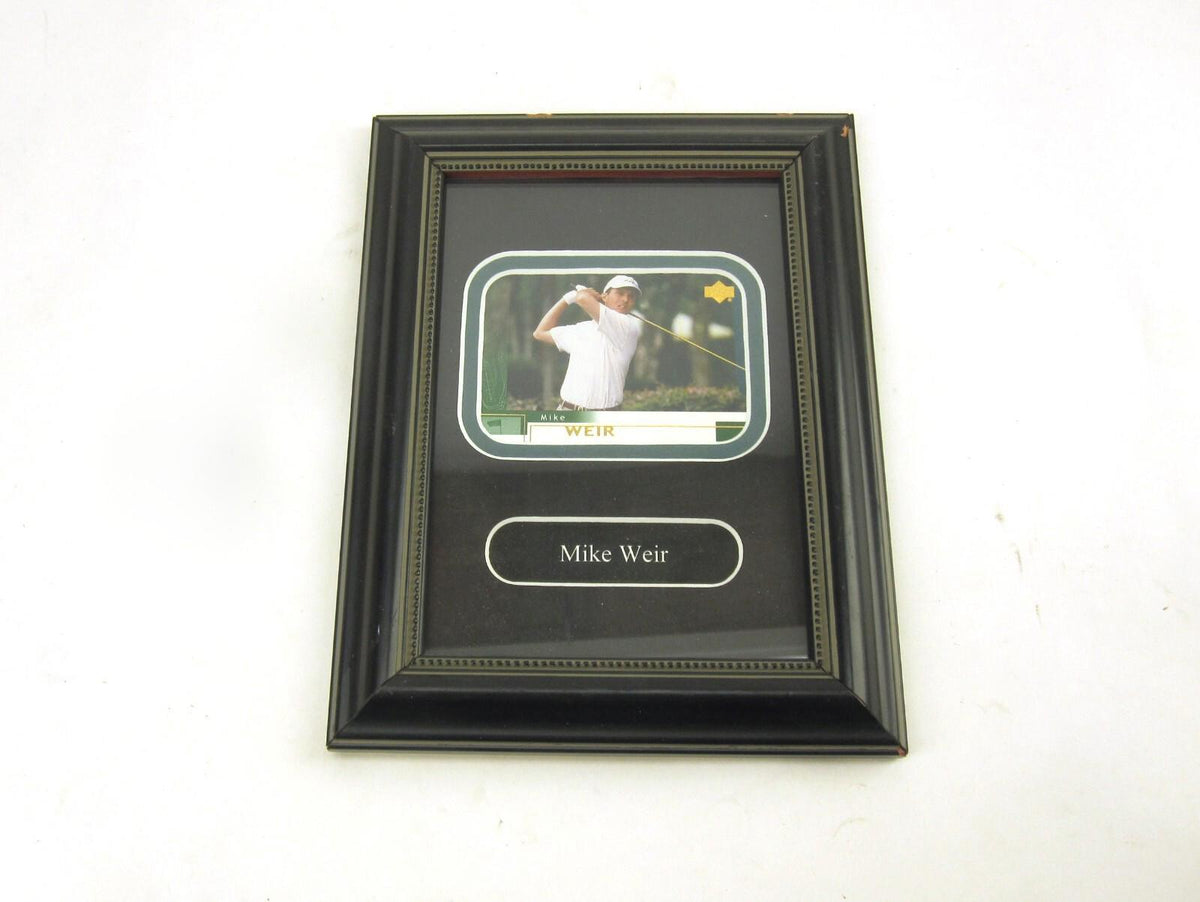 Upper Deck 2002 Mike Weir Golf Card Framed