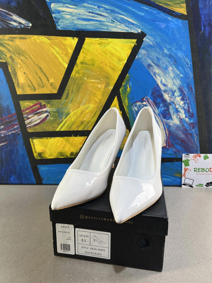 Azalea Wang White Heels (Women’s US 8.5)
