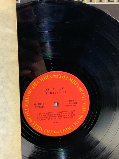 Billy Joel - Turnstiles - LP Album 1976 Columbia PC 33848 VG+
