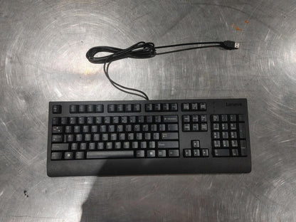 Brand New Lenovo SK-8827 Wired USB Office Keyboard Tested Works Black