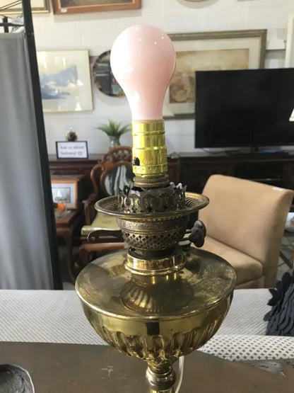 Retro Brass Electrical Oil Lamp