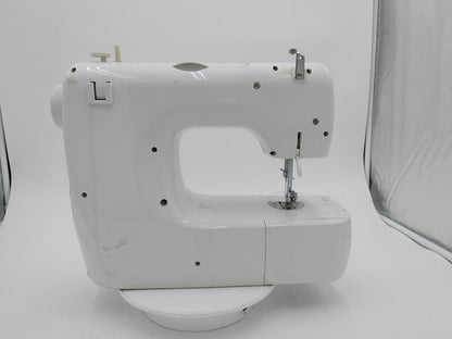 Euro-Pro X Sewing Machine Model 464XC White Tested Working w/ PSU - Fair