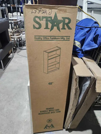Star 48" Wooden Bookcase - New in Box
